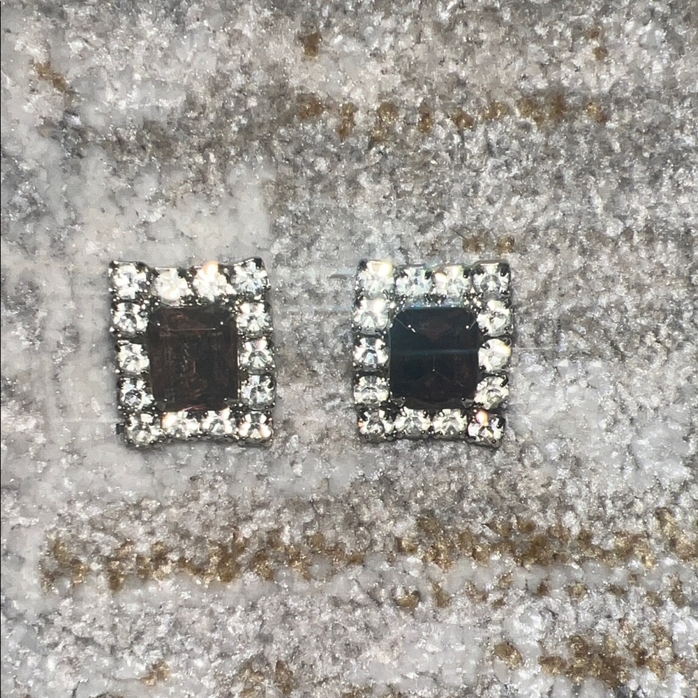 ‼️ Square Crystal Earrings ‼️